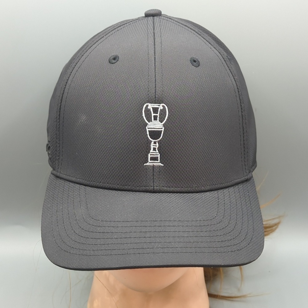 Adidas Golf Performance 6 Panel Hat Trophy Cup Logo Snapback OSFM Cap Black